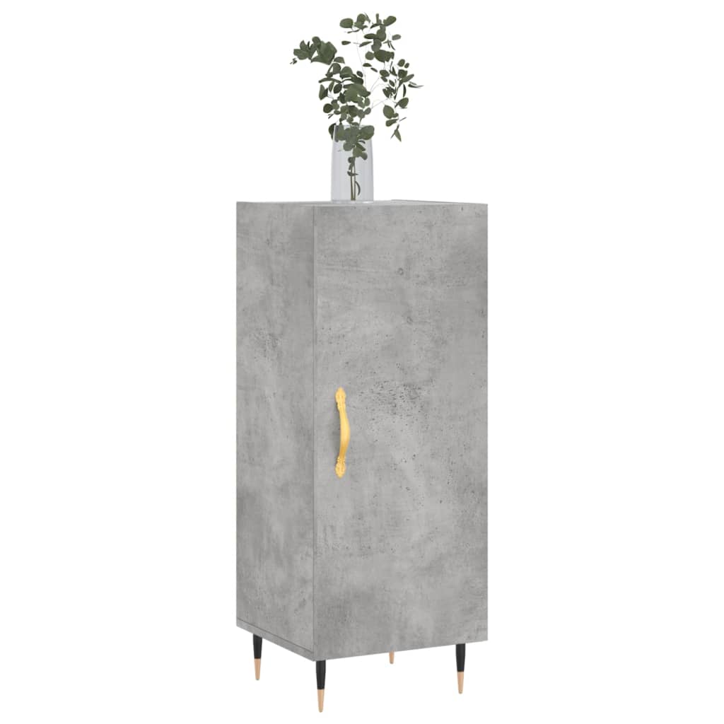 Buffet Gris béton 34,5x34x90 cm Bois d'ingénierie - XIOS
