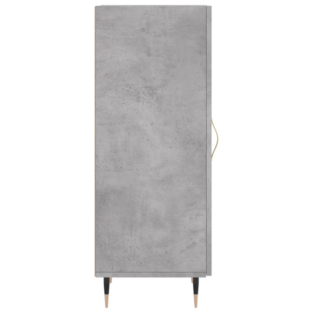 Buffet Gris béton 34,5x34x90 cm Bois d'ingénierie - XIOS