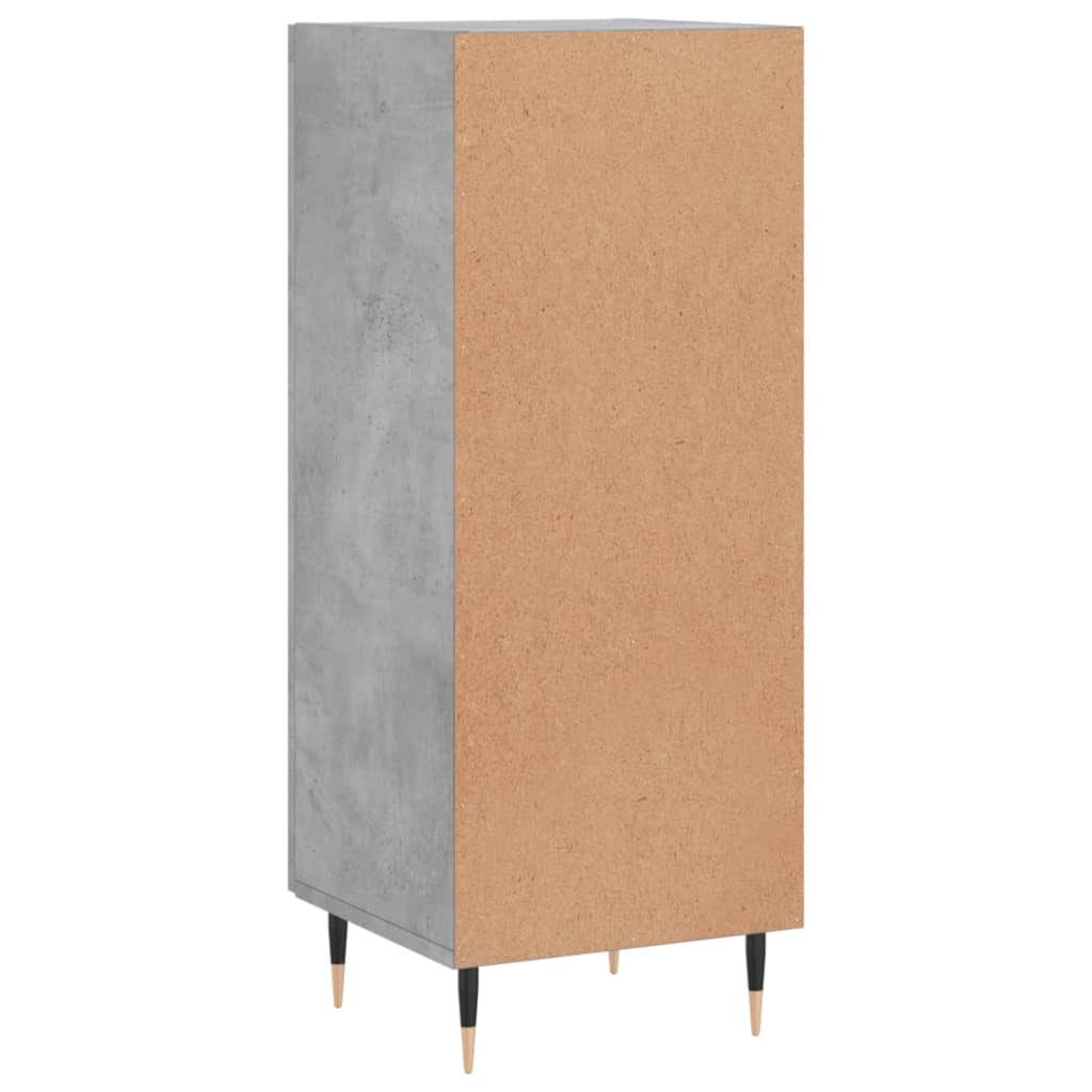 Buffet Gris béton 34,5x34x90 cm Bois d'ingénierie - XIOS