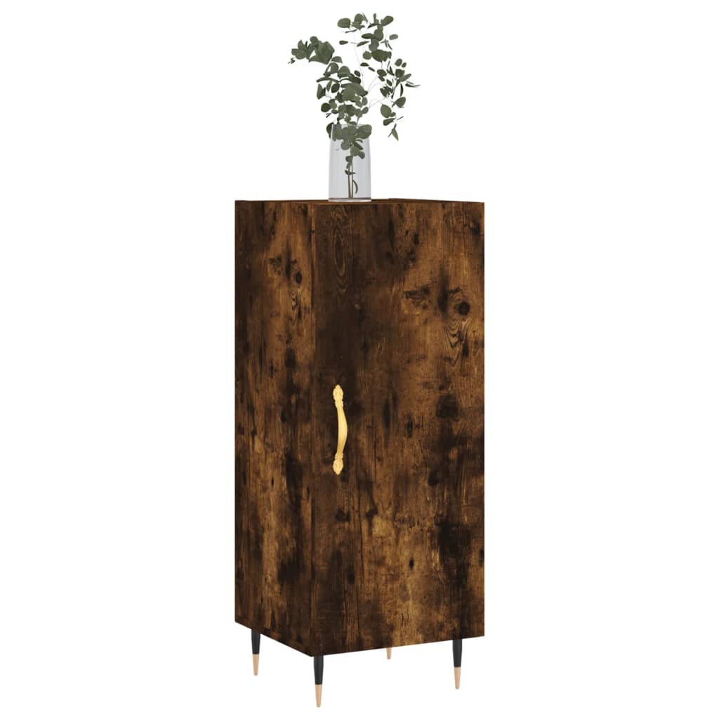 Buffet Chêne fumé 34,5x34x90 cm Bois d'ingénierie - XIOS