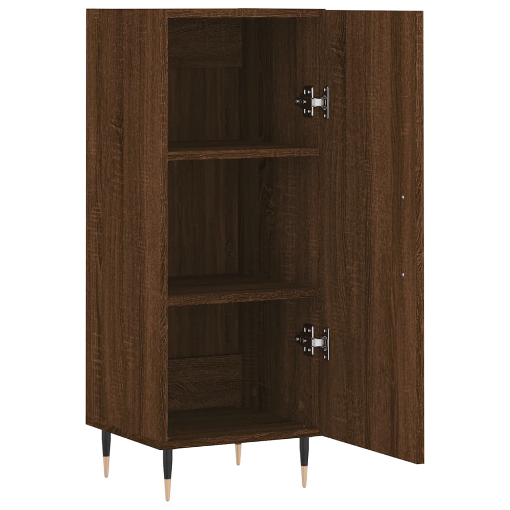 Buffet Chêne marron 34,5x34x90 cm Bois d'ingénierie - XIOS