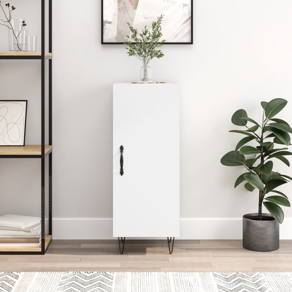 Buffet blanc 34,5x34x90 cm bois d'ingénierie - XIOS