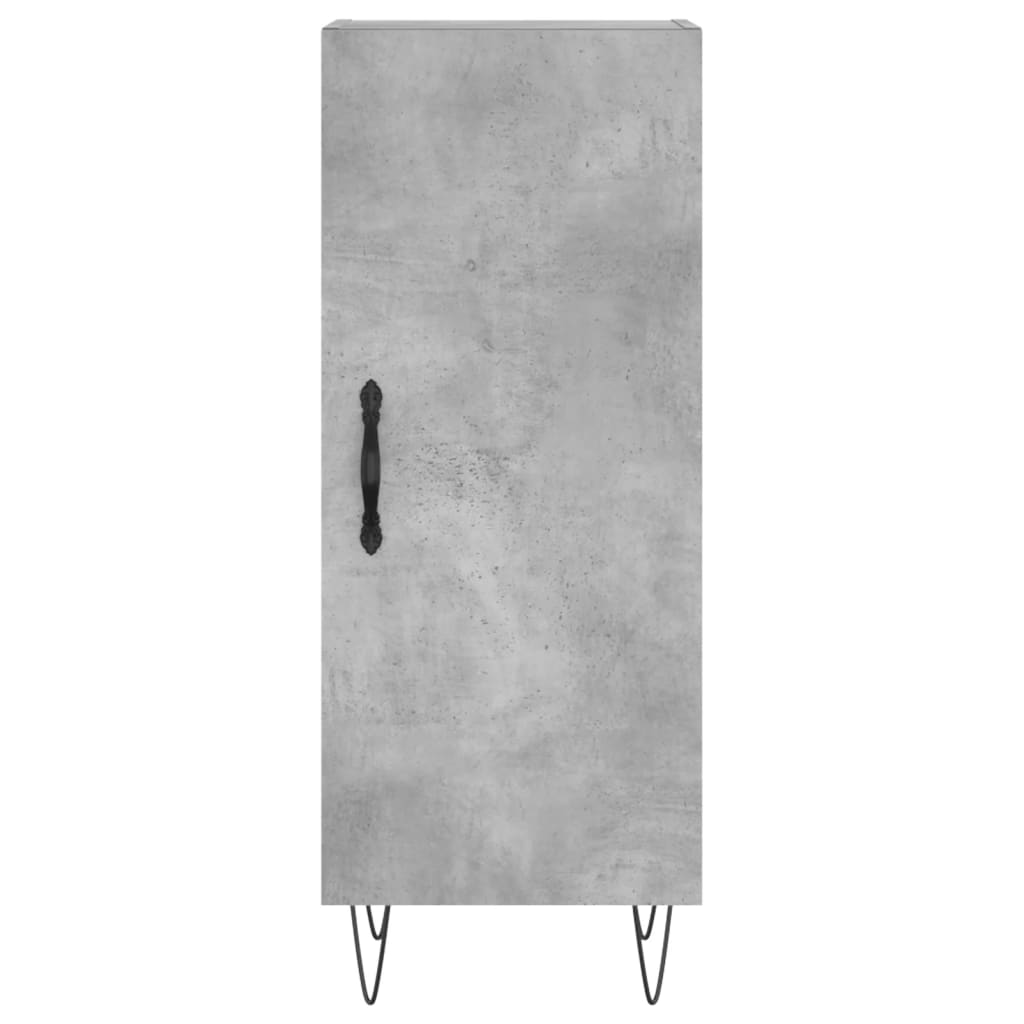 Buffet Gris béton 34,5x34x90 cm Bois d'ingénierie - XIOS