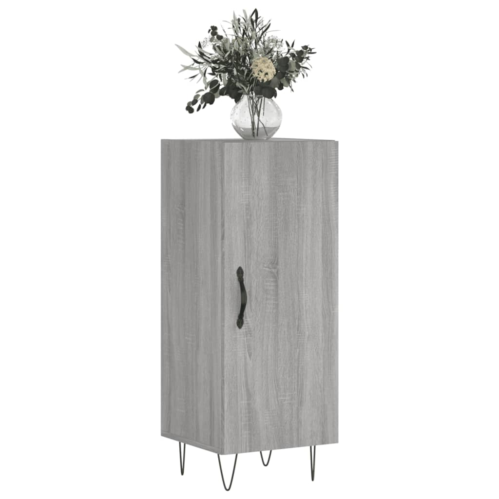 Buffet Sonoma gris 34,5x34x90 cm Bois d'ingénierie - XIOS