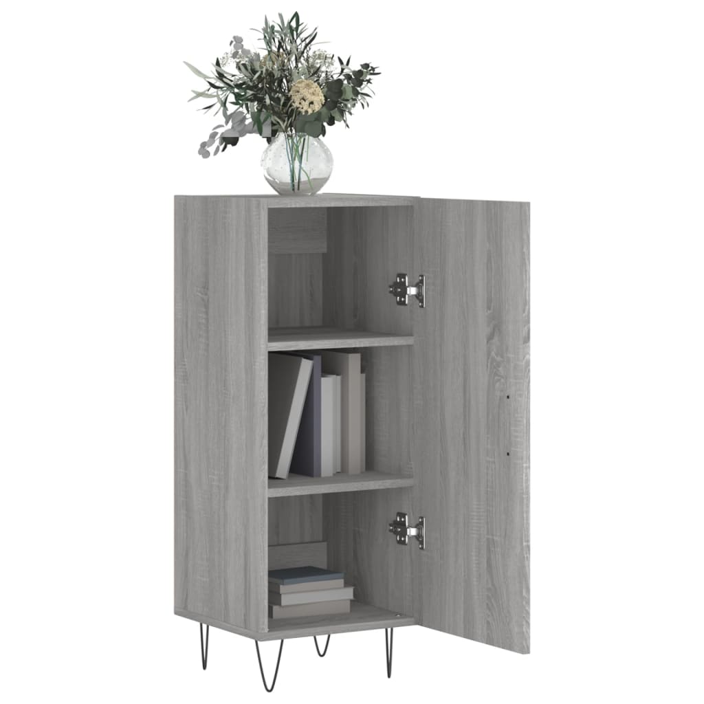 Buffet Sonoma gris 34,5x34x90 cm Bois d'ingénierie - XIOS
