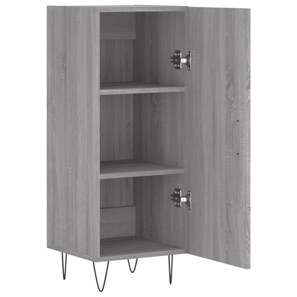 Buffet Sonoma gris 34,5x34x90 cm Bois d'ingénierie - XIOS