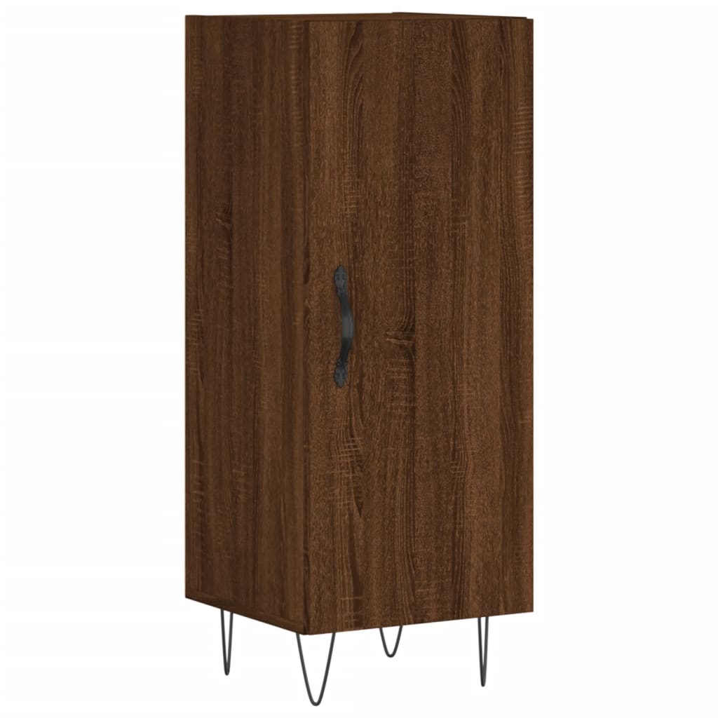 Buffet Chêne marron 34,5x34x90 cm Bois d'ingénierie - XIOS