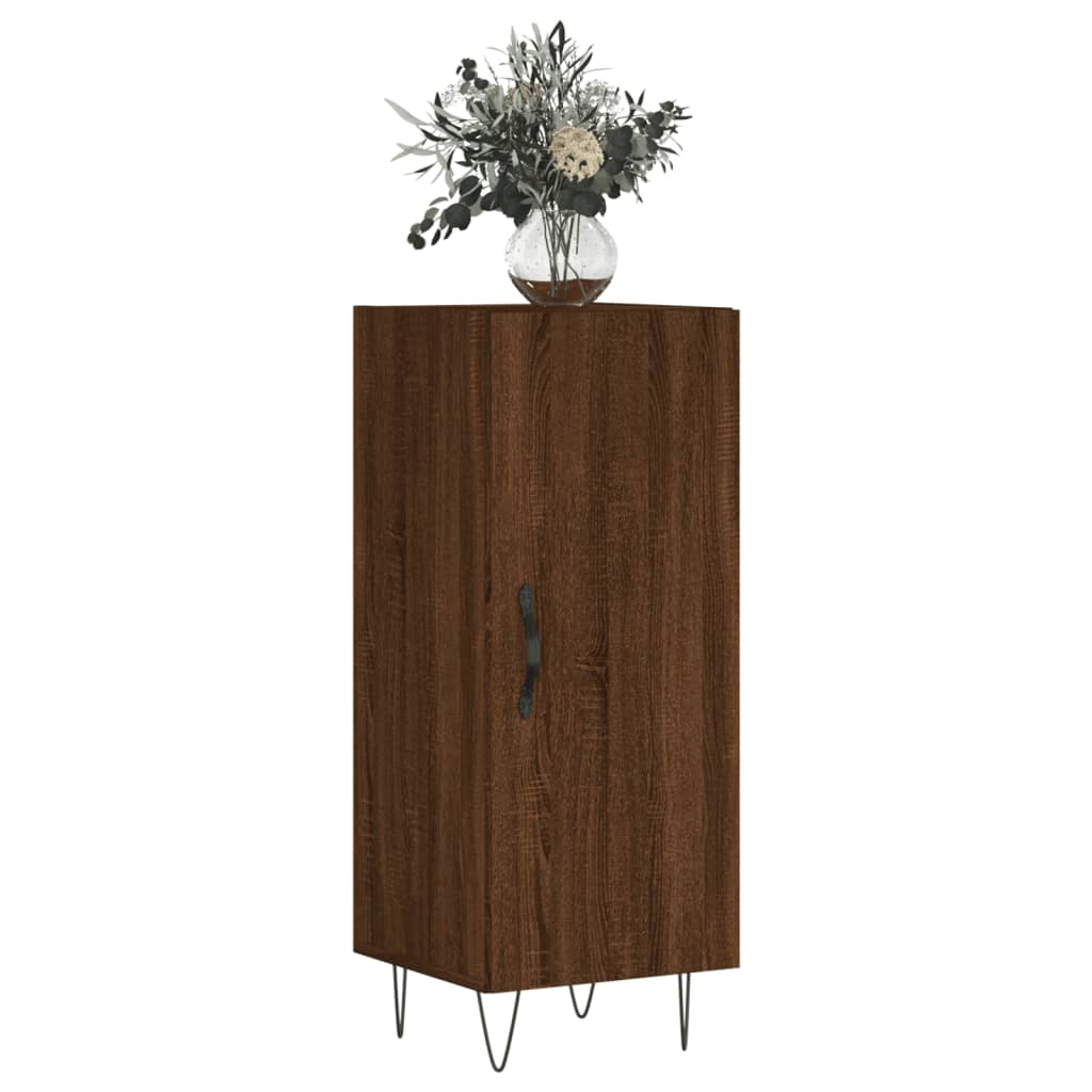 Buffet Chêne marron 34,5x34x90 cm Bois d'ingénierie - XIOS
