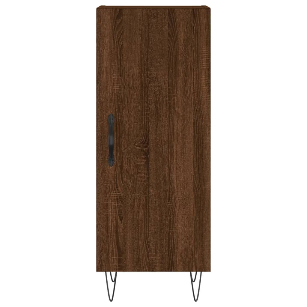 Buffet Chêne marron 34,5x34x90 cm Bois d'ingénierie - XIOS
