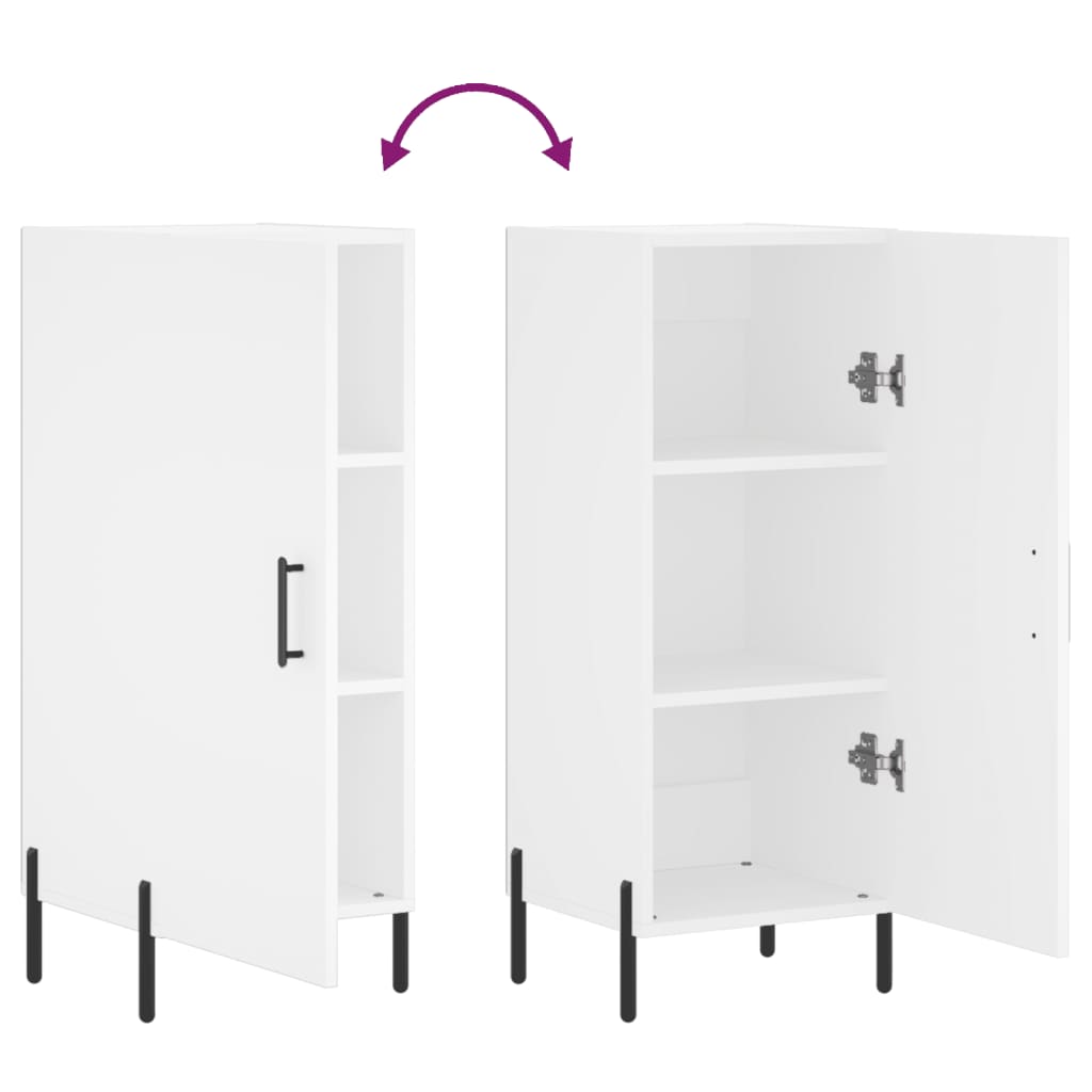 Buffet blanc 34,5x34x90 cm bois d'ingénierie - XIOS