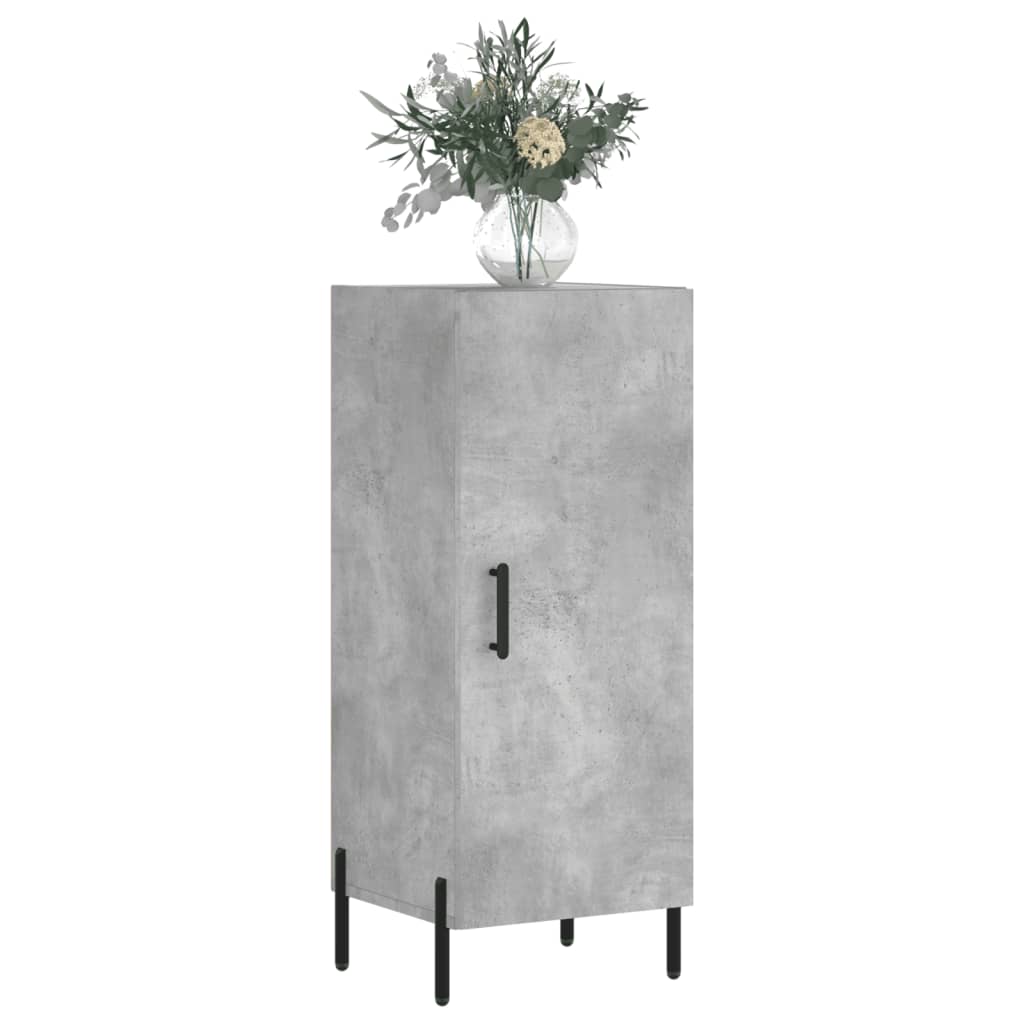Buffet Gris béton 34,5x34x90 cm Bois d'ingénierie - XIOS