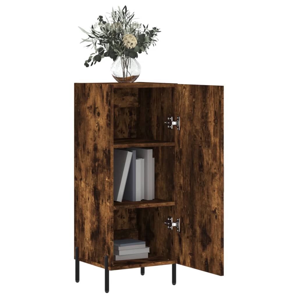 Buffet Chêne fumé 34,5x34x90 cm Bois d'ingénierie - XIOS