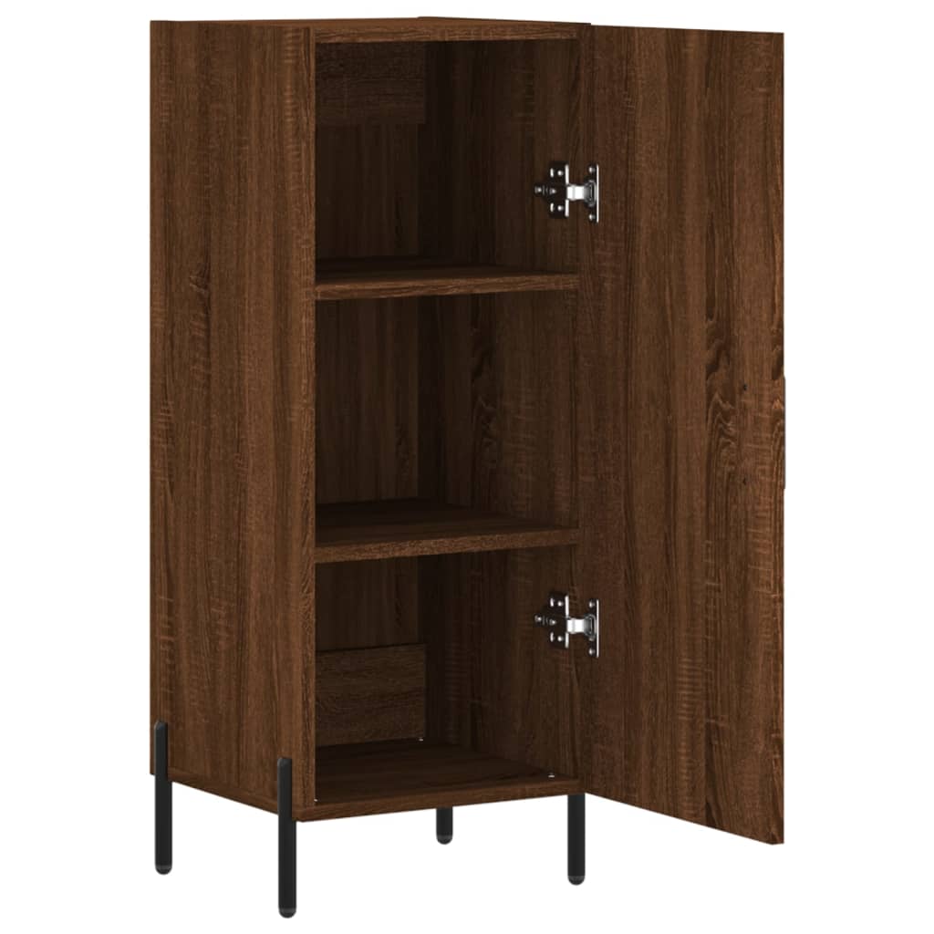 Buffet Chêne marron 34,5x34x90 cm Bois d'ingénierie - XIOS