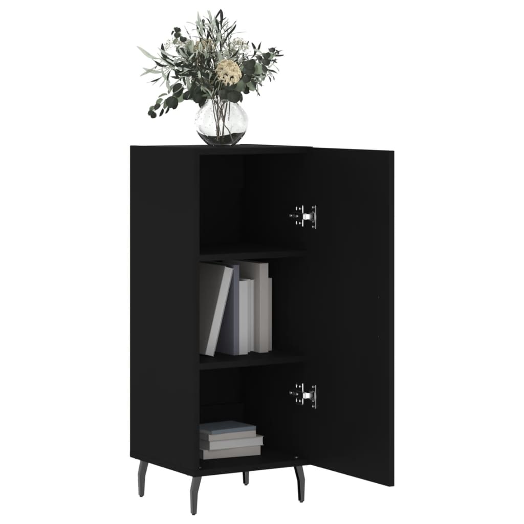 Buffet Noir 34,5x34x90 cm Bois d'ingénierie - XIOS
