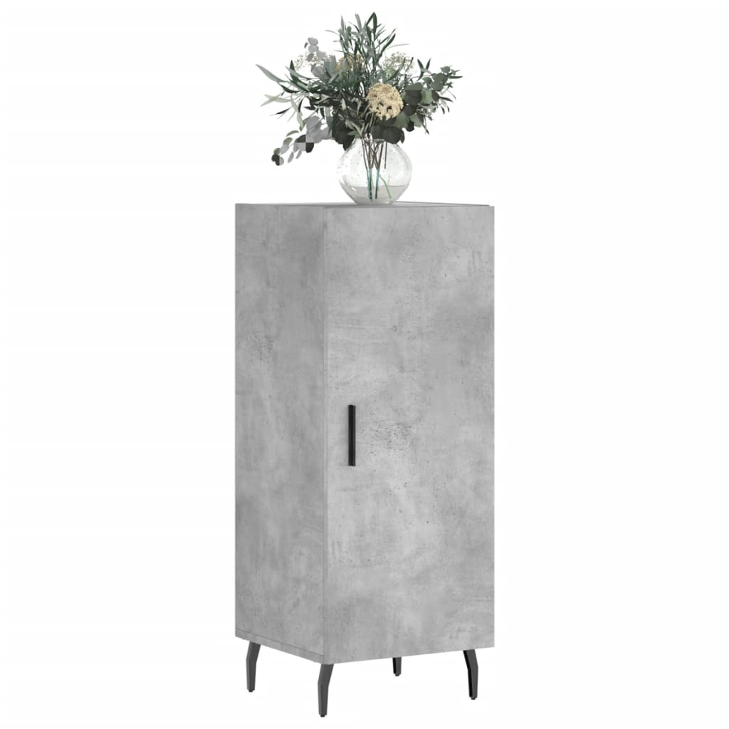 Buffet Gris béton 34,5x34x90 cm Bois d'ingénierie - XIOS
