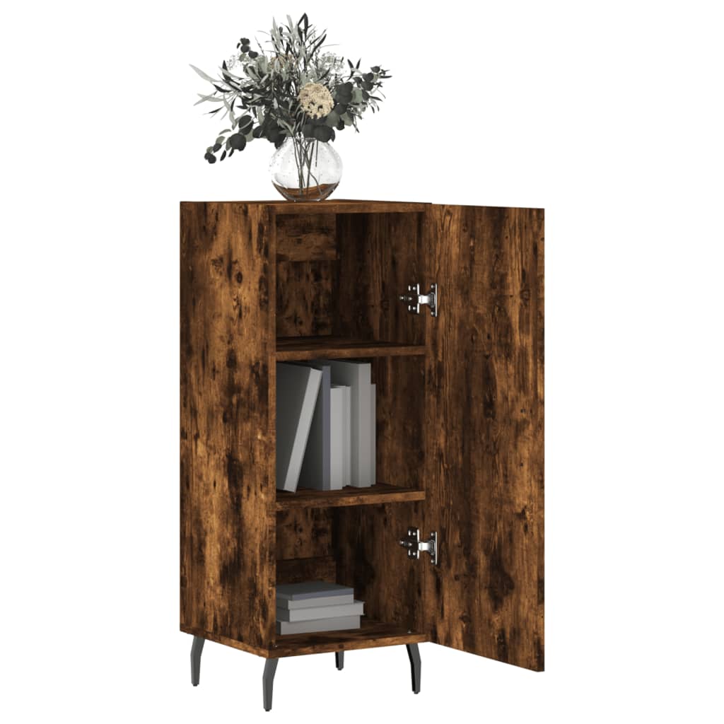 Buffet Chêne fumé 34,5x34x90 cm Bois d'ingénierie - XIOS