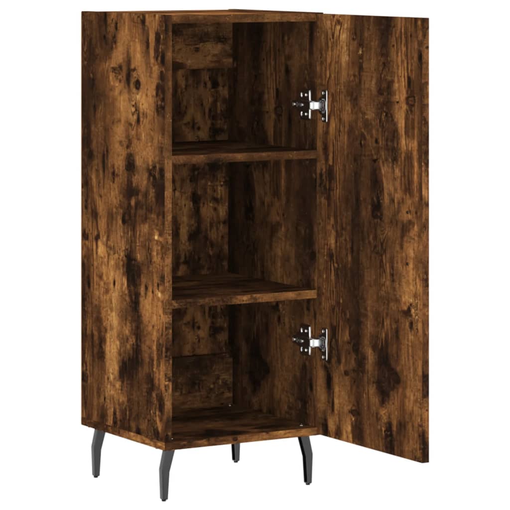 Buffet Chêne fumé 34,5x34x90 cm Bois d'ingénierie - XIOS