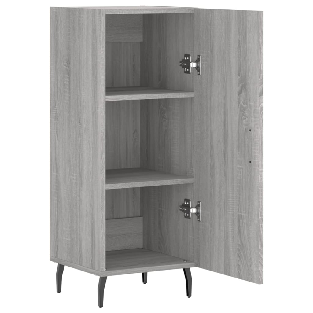 Buffet Sonoma gris 34,5x34x90 cm Bois d'ingénierie - XIOS