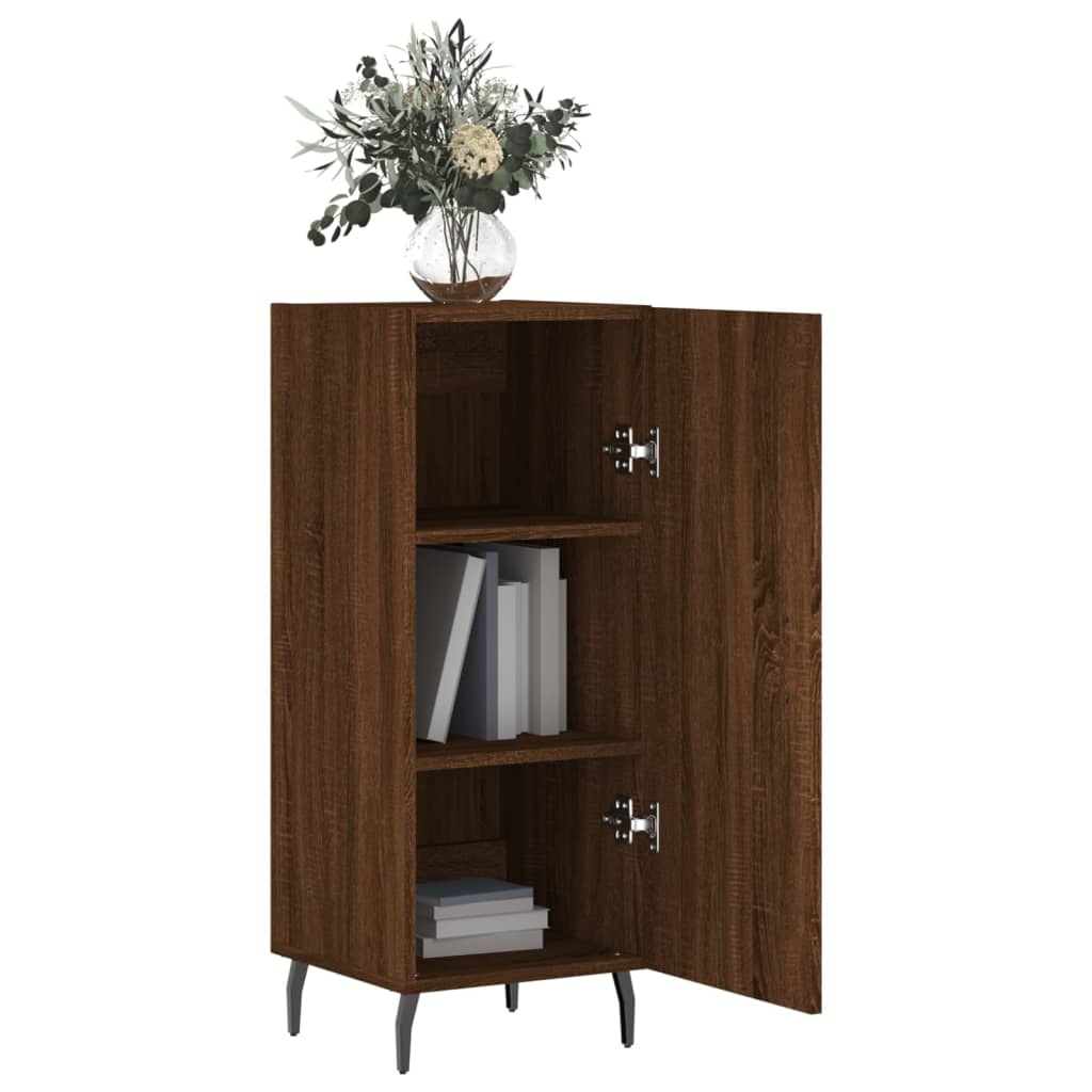 Buffet Chêne marron 34,5x34x90 cm Bois d'ingénierie - XIOS