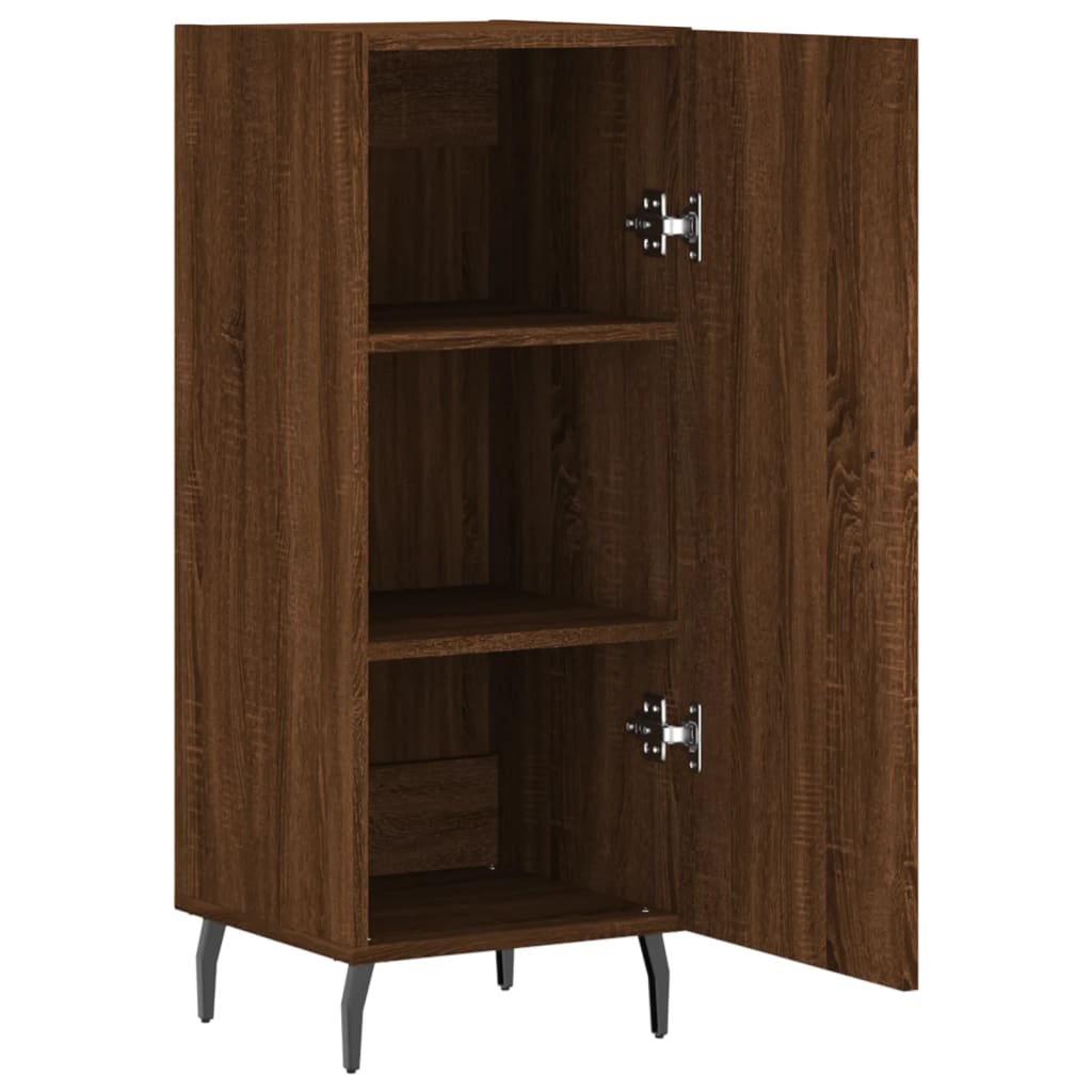 Buffet Chêne marron 34,5x34x90 cm Bois d'ingénierie - XIOS