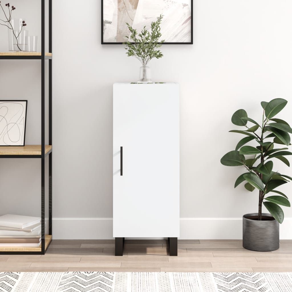 Buffet blanc 34,5x34x90 cm bois d'ingénierie - XIOS