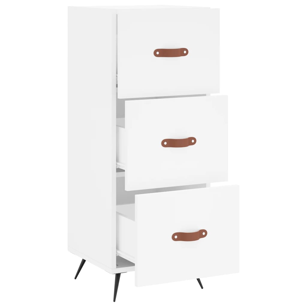 Buffet blanc 34,5x34x90 cm bois d'ingénierie - XIOS