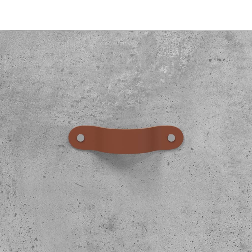 Buffet Gris béton 34,5x34x90 cm Bois d'ingénierie - XIOS