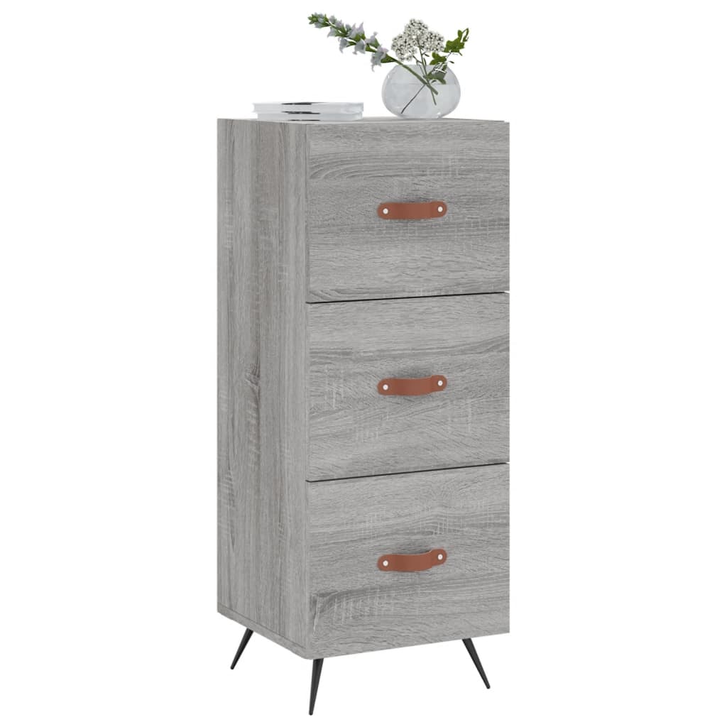 Buffet Sonoma gris 34,5x34x90 cm Bois d'ingénierie - XIOS