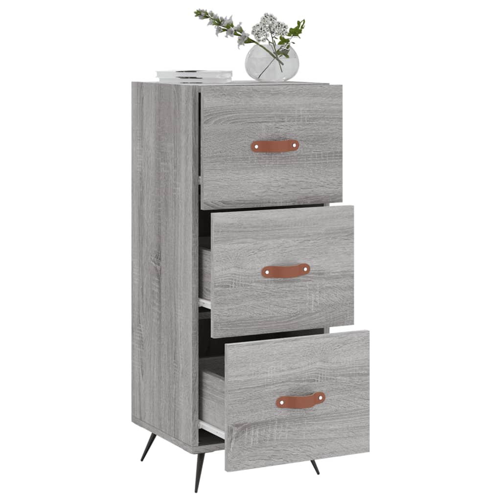 Buffet Sonoma gris 34,5x34x90 cm Bois d'ingénierie - XIOS