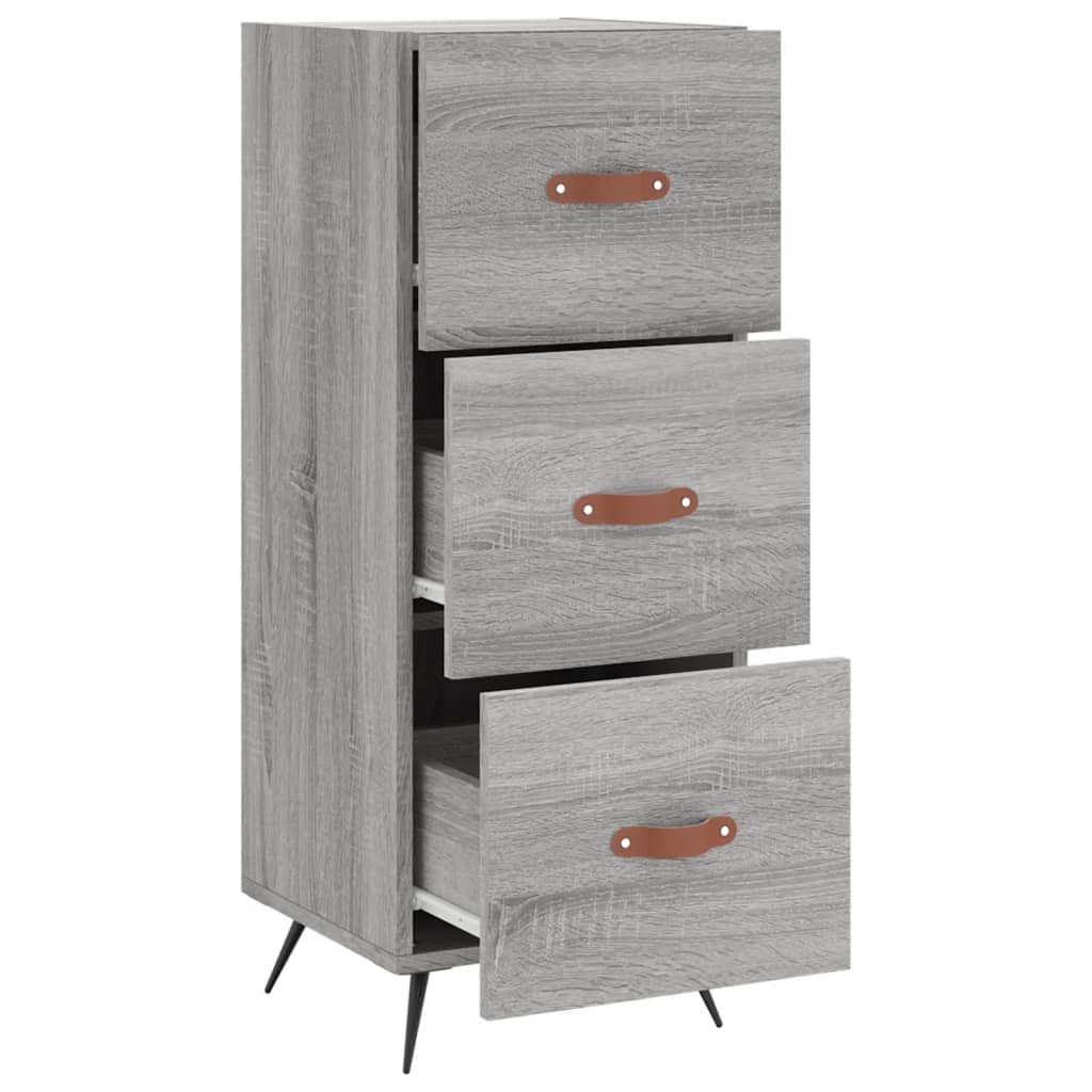 Buffet Sonoma gris 34,5x34x90 cm Bois d'ingénierie - XIOS