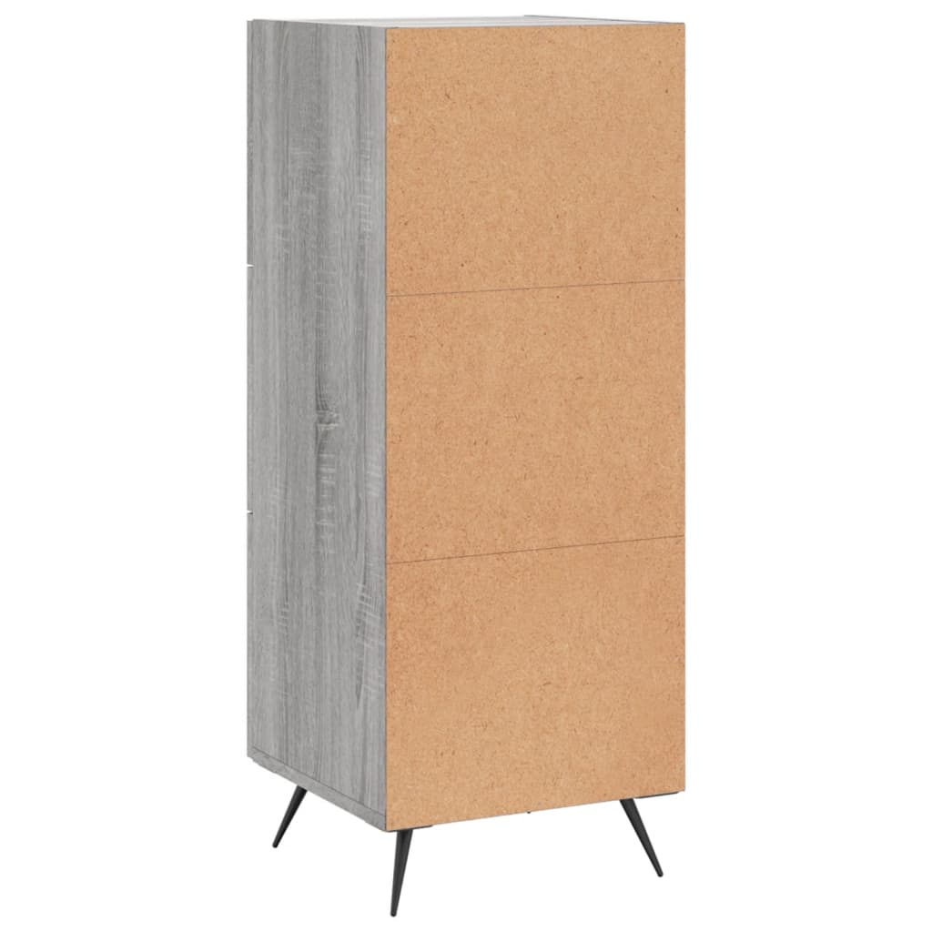 Buffet Sonoma gris 34,5x34x90 cm Bois d'ingénierie - XIOS