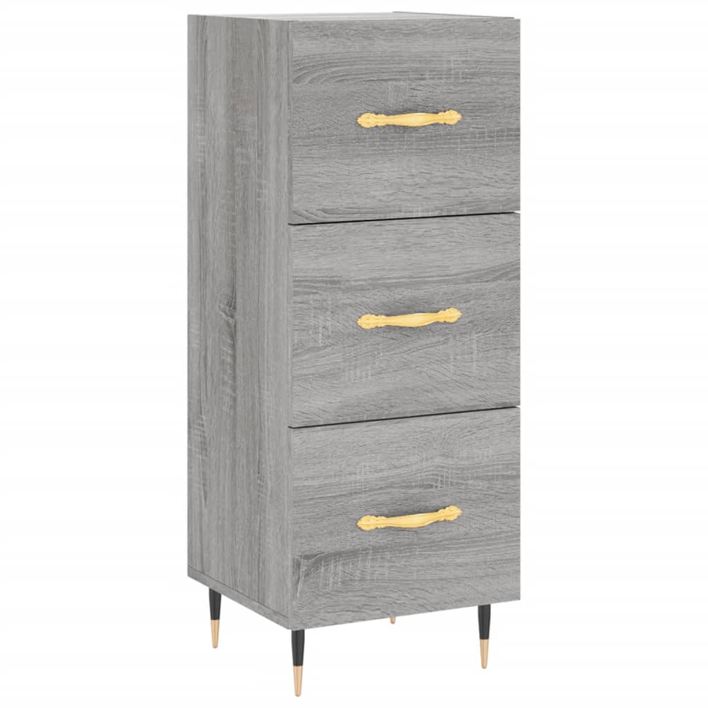 Buffet Sonoma gris 34,5x34x90 cm Bois d'ingénierie - XIOS