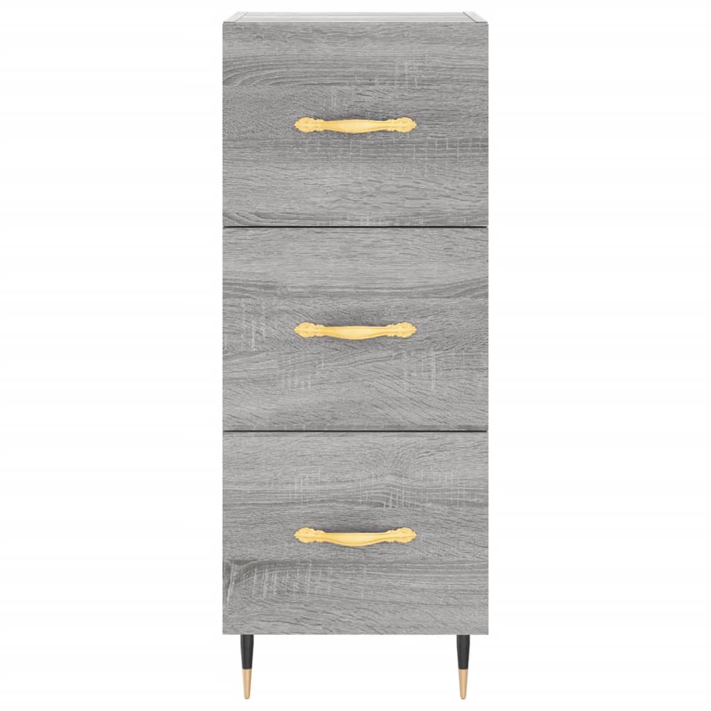 Buffet Sonoma gris 34,5x34x90 cm Bois d'ingénierie - XIOS