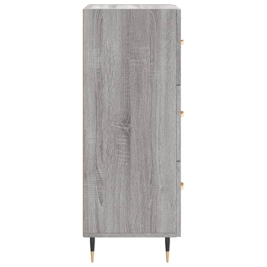 Buffet Sonoma gris 34,5x34x90 cm Bois d'ingénierie - XIOS