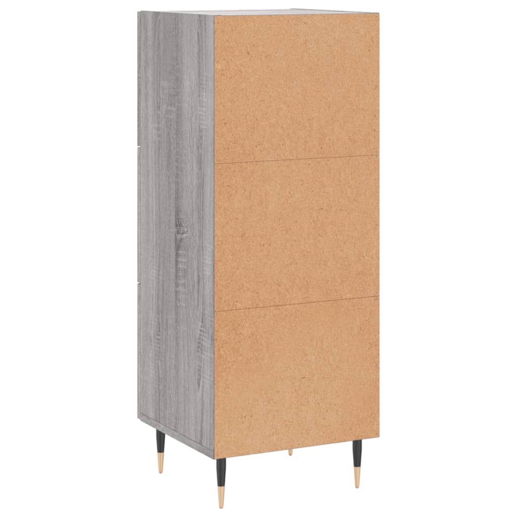 Buffet Sonoma gris 34,5x34x90 cm Bois d'ingénierie - XIOS