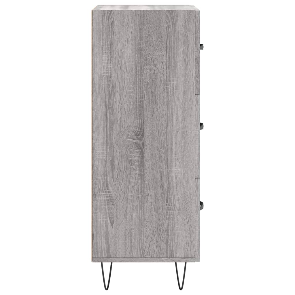 Buffet Sonoma gris 34,5x34x90 cm Bois d'ingénierie - XIOS