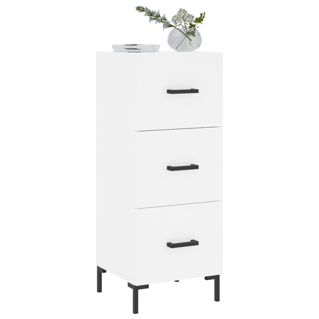 Buffet blanc 34,5x34x90 cm bois d'ingénierie - XIOS