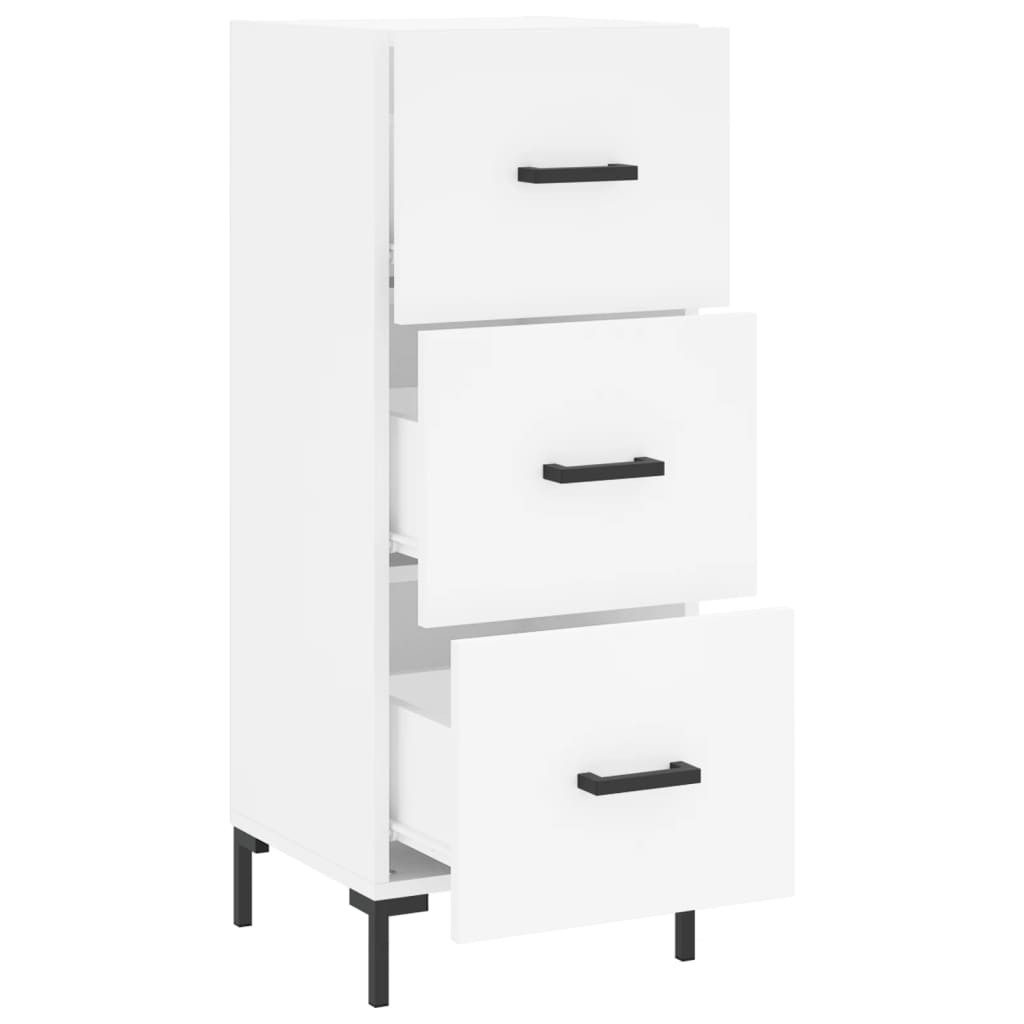 Buffet blanc 34,5x34x90 cm bois d'ingénierie - XIOS
