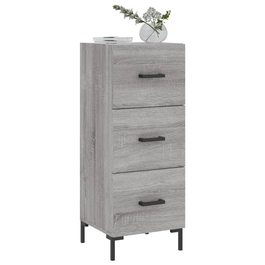 Buffet Sonoma gris 34,5x34x90 cm Bois d'ingénierie - XIOS