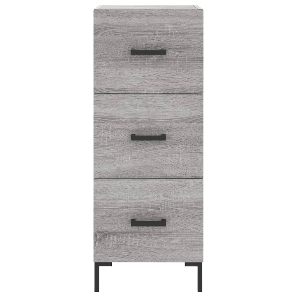 Buffet Sonoma gris 34,5x34x90 cm Bois d'ingénierie - XIOS