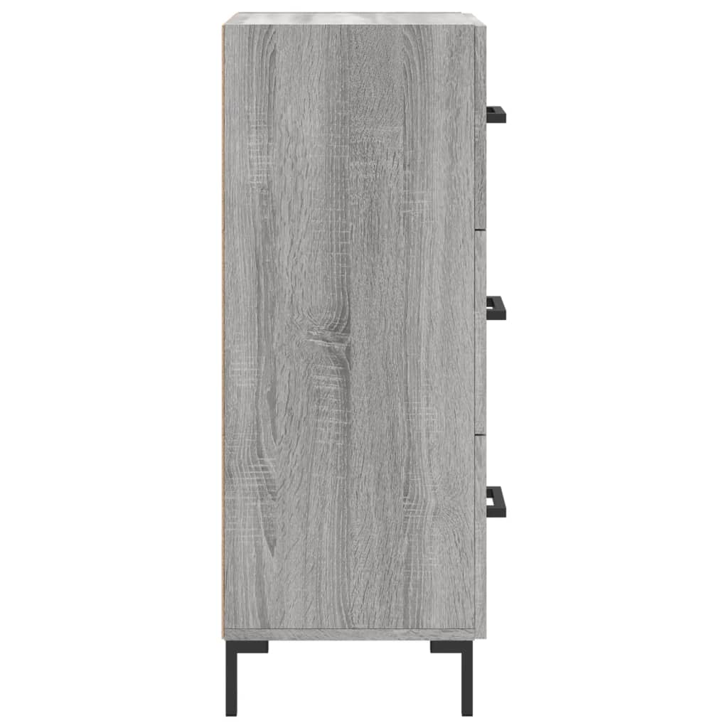 Buffet Sonoma gris 34,5x34x90 cm Bois d'ingénierie - XIOS