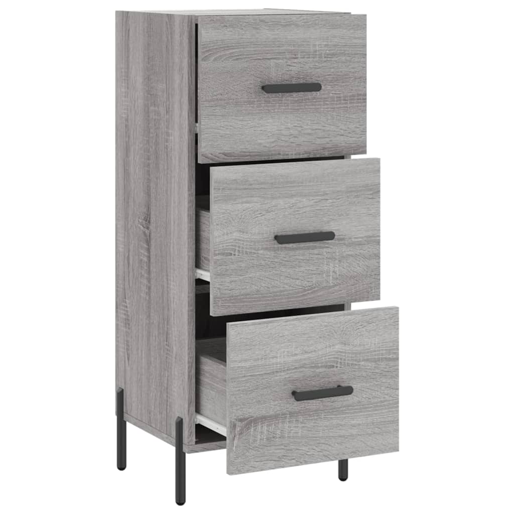 Buffet Sonoma gris 34,5x34x90 cm Bois d'ingénierie - XIOS