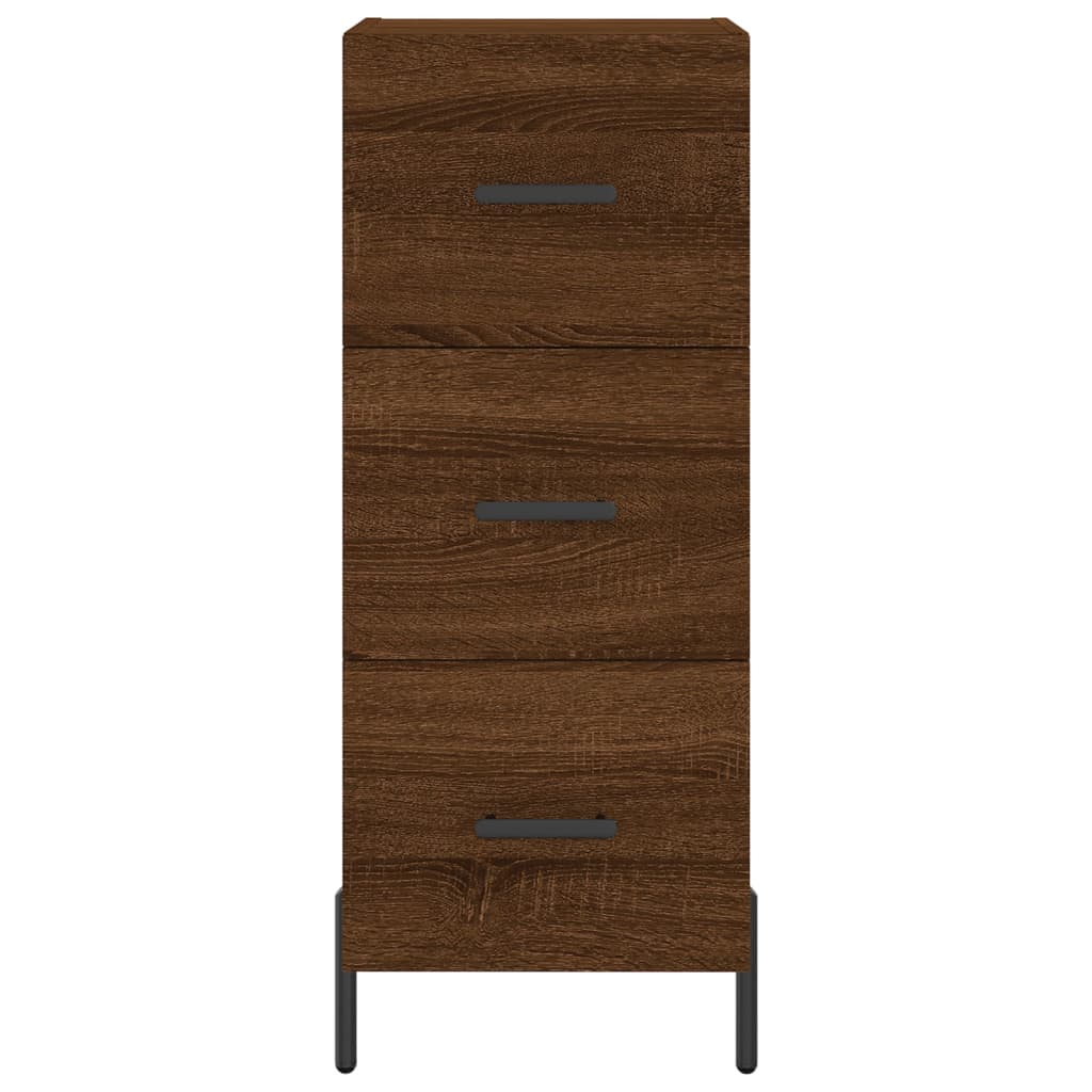 Buffet Chêne marron 34,5x34x90 cm Bois d'ingénierie - XIOS