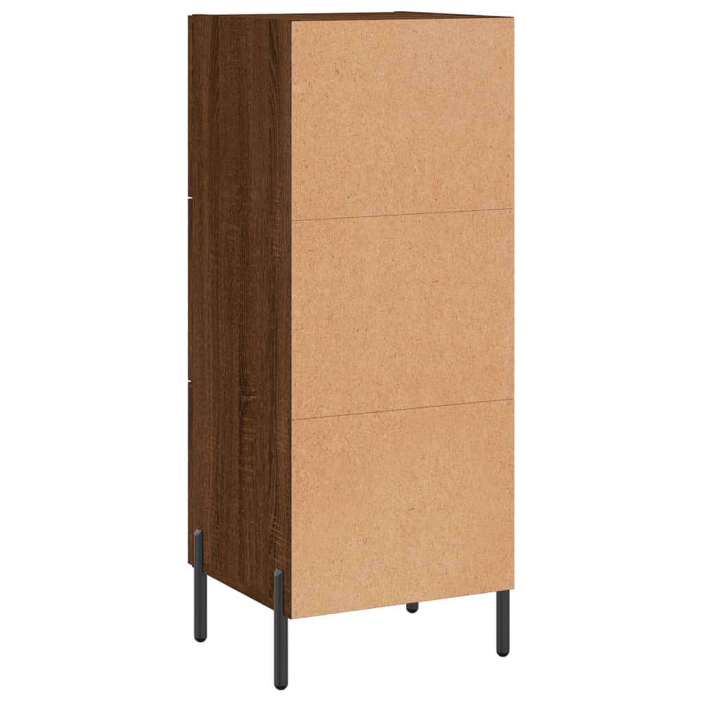 Buffet Chêne marron 34,5x34x90 cm Bois d'ingénierie - XIOS