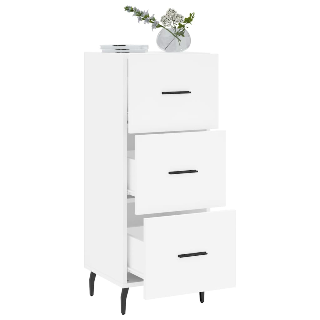 Buffet blanc 34,5x34x90 cm bois d'ingénierie - XIOS