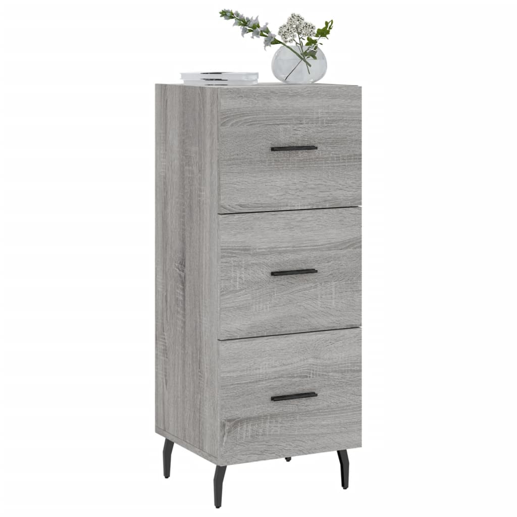 Buffet Sonoma gris 34,5x34x90 cm Bois d'ingénierie - XIOS