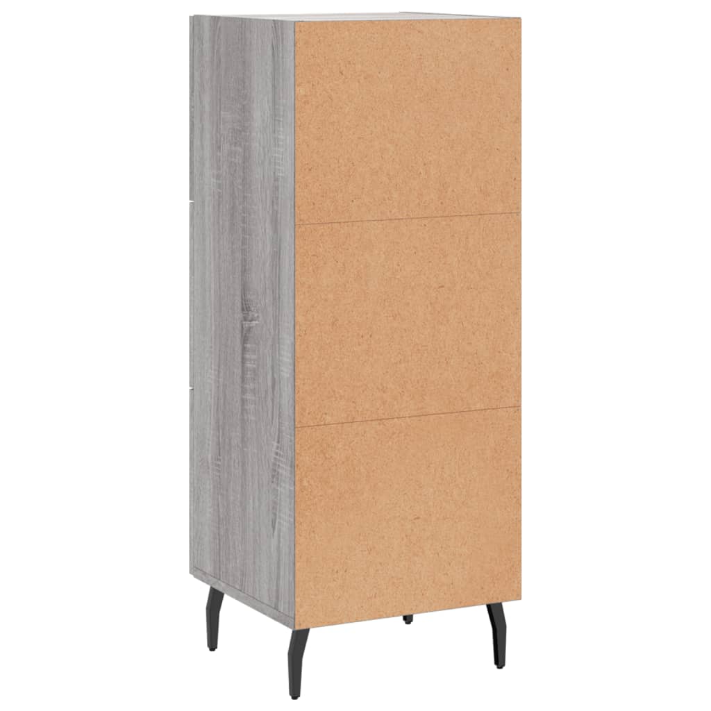 Buffet Sonoma gris 34,5x34x90 cm Bois d'ingénierie - XIOS