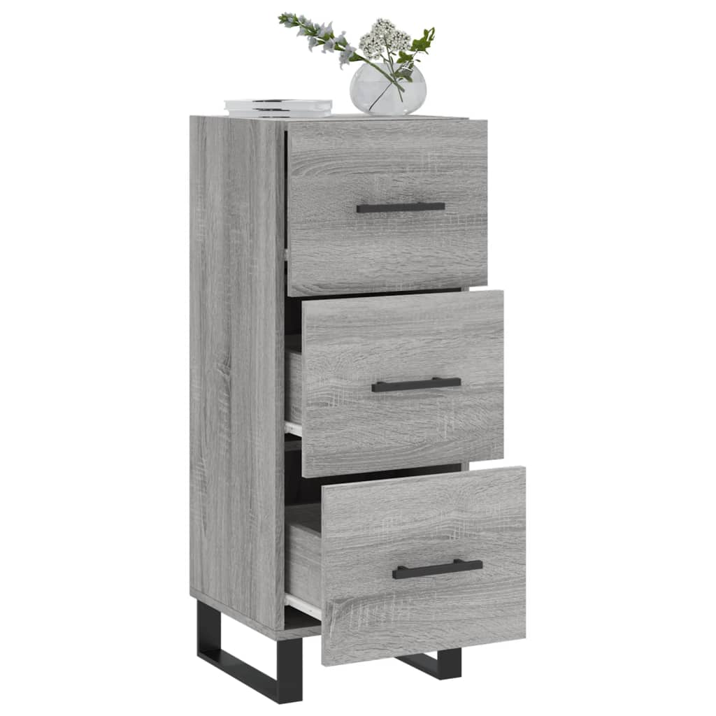 Buffet Sonoma gris 34,5x34x90 cm Bois d'ingénierie - XIOS