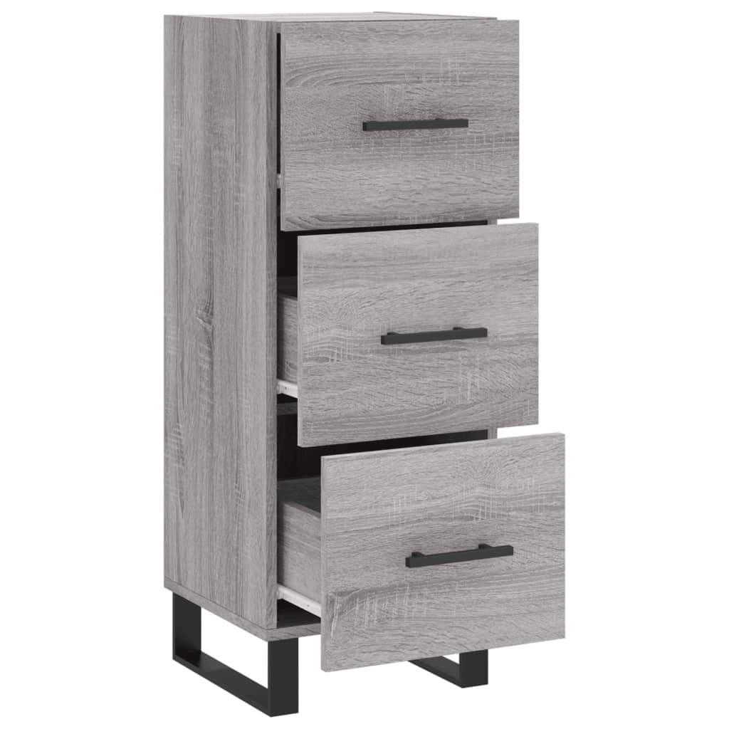 Buffet Sonoma gris 34,5x34x90 cm Bois d'ingénierie - XIOS