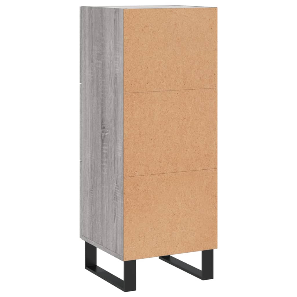Buffet Sonoma gris 34,5x34x90 cm Bois d'ingénierie - XIOS